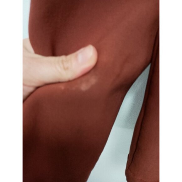 Woolrich Mens Softshell Jacket Size Medium Burnt Orange Fleece Lined Zip Up - Picture 9 of 9